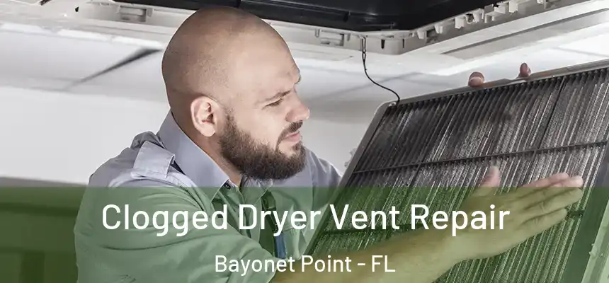 Clogged Dryer Vent Repair Bayonet Point - FL
